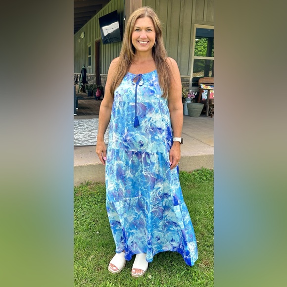 Carina Tropical Maxi Dress NWT LULAROE - Picture 4 of 6